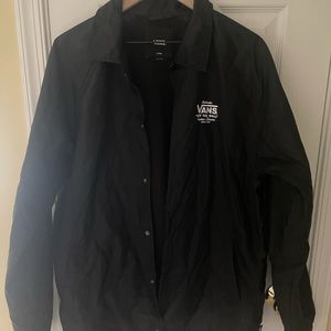 Vans Black Windbreaker Jacket